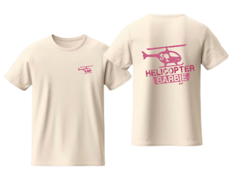 Helicopter Barbie Tee Shirt